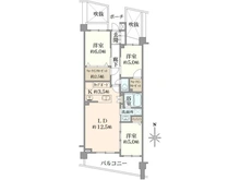 【神奈川県/川崎市多摩区生田】クレストフォルム生田グランヒルズ 間取り図