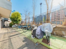 【東京都/中央区月島】月島ハイツ 駐輪場