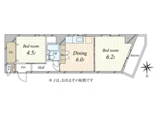 【東京都/江東区木場】小林ニックハイム木場公園第二 間取り図