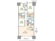 【東京都/稲城市東長沼】プラウドシティ南山 D棟 間取り図