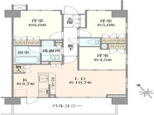 【東京都/調布市国領町】クレヴィア調布国領RESIDENCE 間取り図