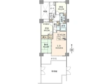 【東京都/調布市上石原】サンヴェール調布・多摩川 間取り図