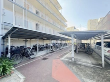 【東京都/調布市上石原】ネオコーポ調布多摩川 駐輪場