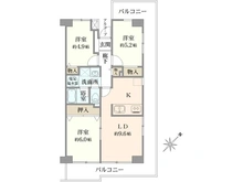 【東京都/調布市上石原】ネオコーポ調布多摩川 間取り図
