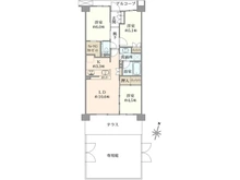 【東京都/調布市布田】ジオ調布 間取り図