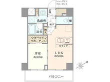 【東京都/調布市小島町】プレミスト調布クロス 間取り図