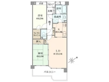 【東京都/調布市深大寺東町】レクセルマンション深大寺 間取り図