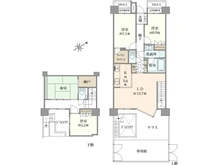 【東京都/調布市国領町】ヒルズ・グランウェイヴ調布国領 間取り図