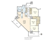 【東京都/品川区東品川】プライムパークス品川シーサイドザ・タワー 間取り図