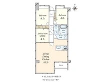 【東京都/中野区上鷺宮】ライフヴィラ上鷺宮 間取り図