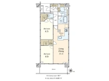 【東京都/目黒区大岡山】プラウド都立大学 間取り図