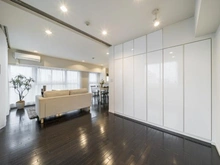 【東京都/渋谷区恵比寿南】オーベル代官山DE 洋室：※リビングと洋室間の引戸は引き渡しまでに売主にて設置予定