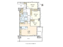 【東京都/目黒区平町】ザ・パークハウスアーバンス目黒平町 間取り図