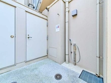 【東京都/渋谷区上原】アトラス代々木上原 共用部：ペット足洗い場