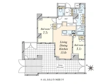 【東京都/目黒区上目黒】ザ・パークハウス諏訪山 間取り図