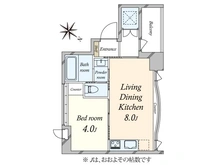 【東京都/品川区小山】ベルシャンブル小山 間取り図