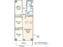 【東京都/大田区南雪谷】南雪ヶ谷ハイデンス 間取り図