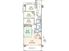 【神奈川県/横浜市旭区中白根】ナイスサンソレイユ横濱鶴ヶ峰 間取り図
