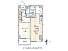 【東京都/中野区本町】中野スカイマンション 間取り図