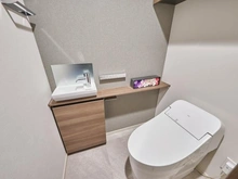 【東京都/目黒区大岡山】プラウド都立大学 トイレ：※家具・調度品等は販売価格に含まれておりません。