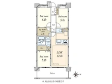 【神奈川県/川崎市中原区市ノ坪】クレストフォルム武蔵小杉ブライトコート 間取り図