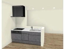 【東京都/目黒区鷹番】シャンボール学芸大学 キッチン：画像はCGとなりイメージです。