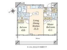 【東京都/世田谷区等々力】ピアース尾山台 間取り図