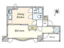 【東京都/品川区小山】ベルシャンブル小山 間取り図