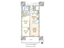 【東京都/世田谷区上馬】シティタワー駒沢大学ステーションコート タワー棟 間取り図