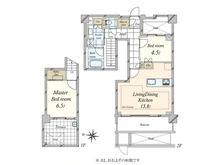 【東京都/世田谷区深沢】ディアナコート駒沢公園 間取り図