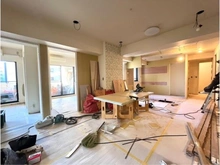 【東京都/中央区湊】アスコットパーク東京八丁堀 LDK：※写真はリフォーム工事中のものです。