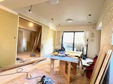 【東京都/中央区湊】アスコットパーク東京八丁堀 LDK：※写真はリフォーム工事中のものです。