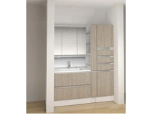 【東京都/中央区湊】アスコットパーク東京八丁堀 洗面所：画像はCGとなりイメージです。（リフォーム中）