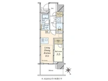 【東京都/品川区西五反田】プラウド五反田 間取り図