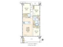 【東京都/杉並区方南】プラウド杉並方南町 間取り図