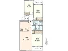 【神奈川県/川崎市多摩区西生田】読売ランドシティハウス 間取り図