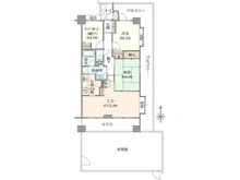 【神奈川県/川崎市高津区末長】クレッセント武蔵新城III 間取り図