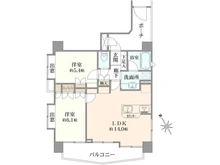 【神奈川県/川崎市多摩区登戸新町】ドメス登戸弐番館 間取り図