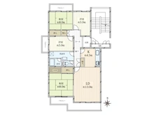 【東京都/多摩市落合】エステート落合 17号棟 間取り図