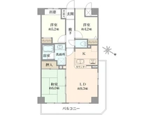 【神奈川県/川崎市高津区二子】クレッセント二子多摩川 間取り図