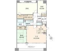 【神奈川県/川崎市麻生区万福寺】ノブレス新百合ヶ丘フォレストハウス 間取り図