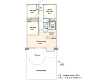 【神奈川県/藤沢市鵠沼海岸】ライオンズステージ鵠沼海岸 間取り図