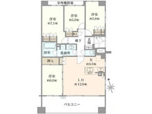 【神奈川県/川崎市麻生区万福寺】ノブレス新百合ヶ丘フォレストハウス 間取り図