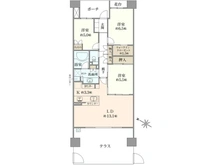 【神奈川県/川崎市麻生区万福寺】シーズンアリーナ新百合ヶ丘 間取り図