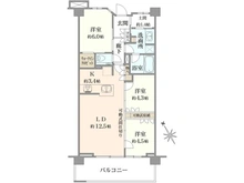 【神奈川県/川崎市多摩区登戸】プラウド向ヶ丘遊園 間取り図