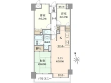 【神奈川県/川崎市麻生区細山】イトーピア百合ヶ丘　3番館 間取り図