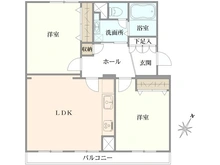 【神奈川県/川崎市多摩区東三田】生田住宅 1号棟 間取り図