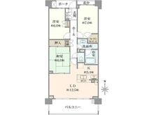 【神奈川県/川崎市高津区北見方】パークスクエア二子多摩川 間取り図