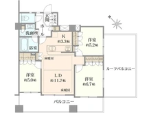 【東京都/多摩市豊ヶ丘】藤和シティホームズ多摩センター 間取り図