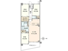 【神奈川県/川崎市多摩区生田】クレストフォルム生田グランヒルズ 間取り図